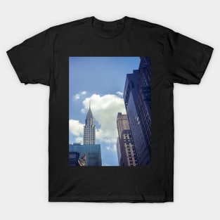 Skyscrapers City Street Manhattan NYC T-Shirt